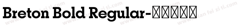 Breton Bold Regular字体转换